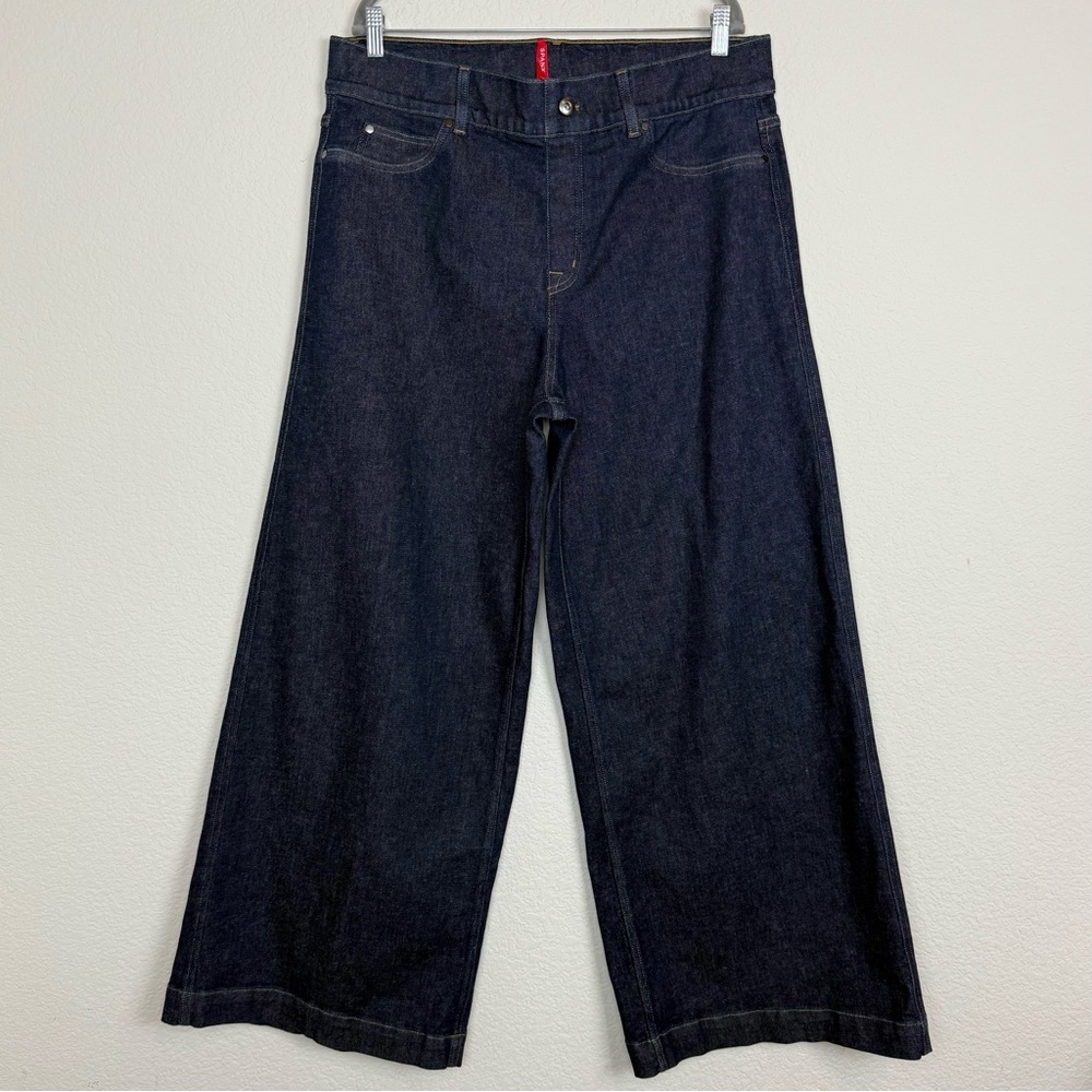 SPANX SPANXshape‎ EveryWear Wide Leg Jeans in Raw Indigo - Picture 3 of 13